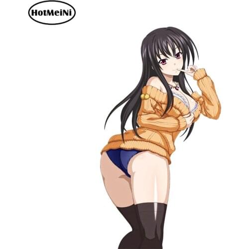 HotMeiNi Sexy Car Stickers High School DxD Raynare Render Cartoon Car Styling Vinyl Car Decal Window Wiper Decal Accessories