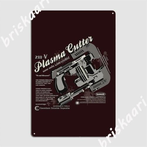 Dead Space Plasma Cutter Metal Signs Club Party pub Garage Designing Tin sign Posters