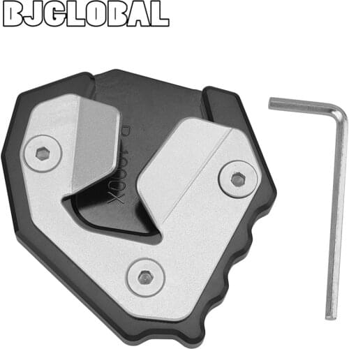 Kickstand Side Stand Pad Plate For BMW S1000XR 2015 2016 2017 2018 S 1000 XR 2X10 K10 K49 CNC Foot Side Stand Enlarger Extension