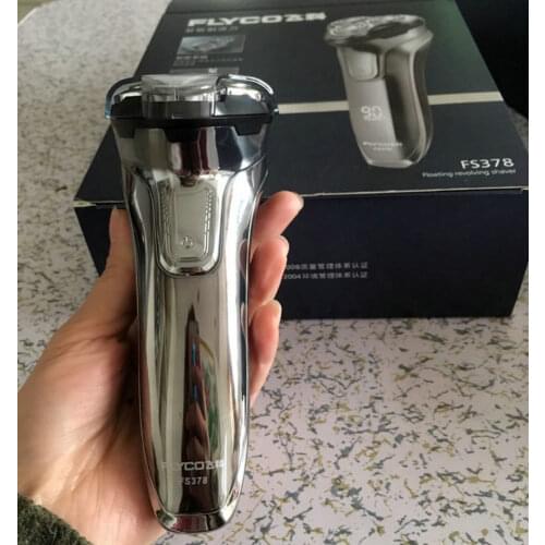 Professional flyco razor fs378 3D floating head man shaver men razor portable electric razor water proof pop-up trimmer