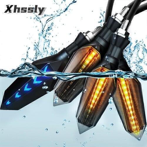 LED Motorcycle Turn Signal Lights Stop Indicator Running lights Flasher For YAMAHA Aerox 50 Road Star Dragstar 1100 Pw 80 Vino