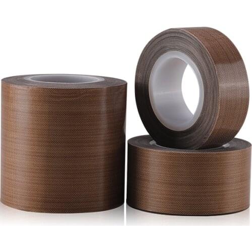 PTFE 300 Degree Brown Insulation Vacuum Sealing Machine Insulation High Temperature Heat-Resistant Adhesive Tape
