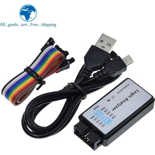 USB Logic Analyzer 24MHz 8 Channel 24M/seconds Logic Analyzer Debugger For ARM FPGA Logic Analyzer Logic 24M 8CH