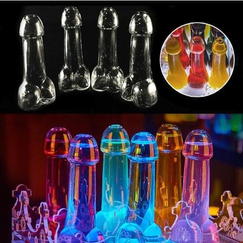 Shot Funny Penis Cocktail Glass Cup High Boron Martini Wine Beer Juice Glasses Party Funny Bar Cups