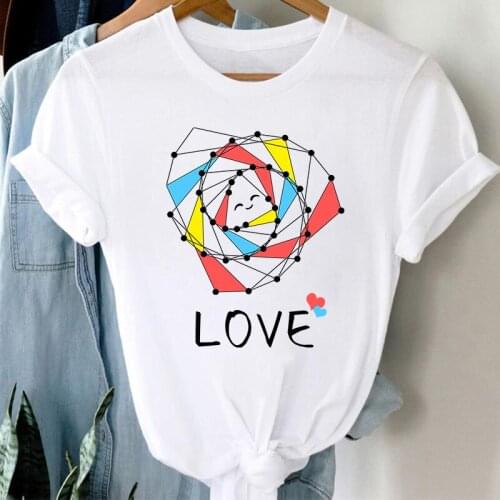 Female T-shirt Funny Chemical Formula T-shirts White T Shirt Fashion Women Clothing Tees Summer Short Sleeve T-shirt Femme