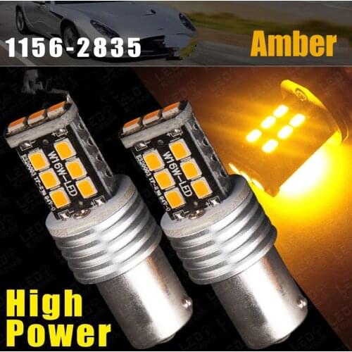 1pc Car Led Turn Signal Lights Bulbs Amber 12v 6w Led Bulb Car Signal Lights Lamp Car Tail Turn Brake Light Reverse Signal Lamp