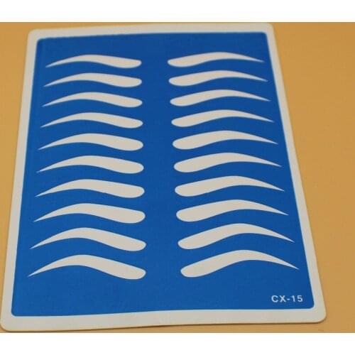 10 PCS 8 inch x 6 inch Permanent Eyebrow Makeup Tattoo Practice Skin for Beginners Permanent Makeup tattoo practice