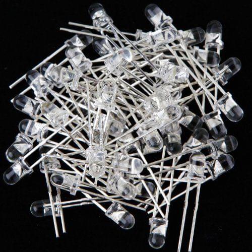 100pcs F3 3mm Blue Round Superbright LED Light LED lamp NEW