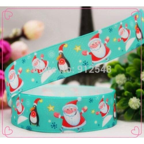 1411116,22mm Cartoon holidays Series Printed grosgrain ribbon, DIY handmade materials, wedding gift wrap