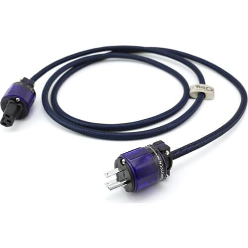 2meter Yter Triboelectric Treatment US/EU Audio Power Cable For Amplifier Hiend CD Player