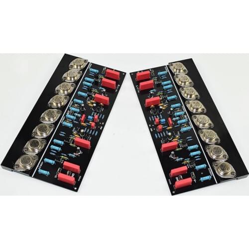 2pcs/1set A1000 MJE15024 / MJE15025 Class A 60W * 2 diy HIFI mono power amplifier board