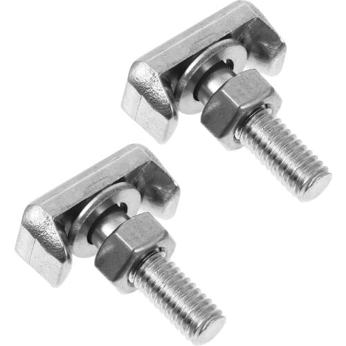 2pcs Car Screw T-Bolt Battery Cable Terminal Stainless Steel Automobiles Bolts