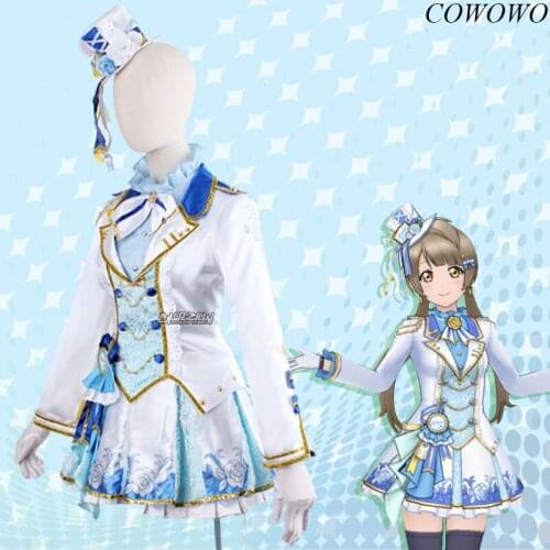 Anime! LoveLive!School Idol Festival PERFECT Dream Project Tennouji Rina Elgant Uniform Cosplay Costume Halloween Party Suit NEW