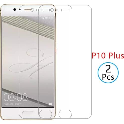 Case for huawei p10 plus cover tempered glass screen protector on p 10 p10plus protective phone coque global huawey huawai armor
