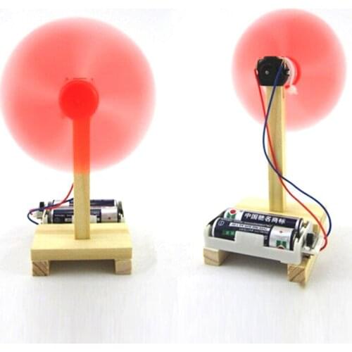 DIY Electric Fan Experiment Model Physics Science Elementary Education Toys for Kids School Manual Invention Assembled