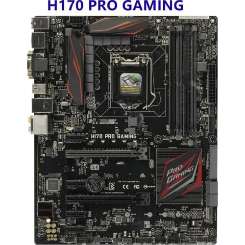 For aSUS H170 PRO GAMING desktop motherboard for intel H170 LGA1151 DDR4 Used mainboard PC