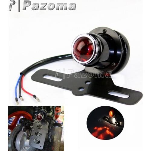 Motorcycle Black Custom Bobber Chopper Motor Cafe Racer Taillight For Harley Triumph High Quality