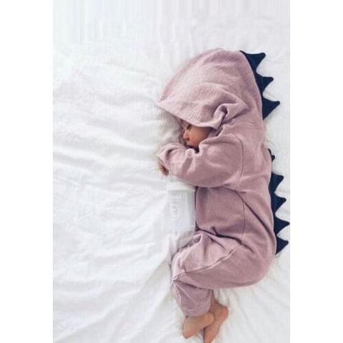 3D Dinosaur Costume Newest Arrivals Hot Infant Newborn Toddler Baby Boy Girl Hooded Romper Spring Fall Cute Able Clothes Outfit