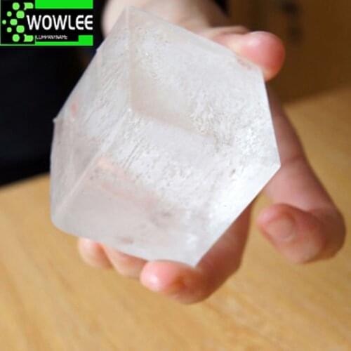 Black 8 Big Grids Food Grade Silicone Ice Cube Maker Jumbo Large Square Tray DIY Mold Mould Kitchen Accessories