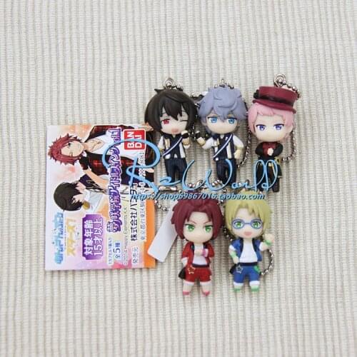 4 Cm Mini Gashapon Figurine Toys For Children Anime Ensemble Stars Mao Isara Ritsu Sakuma Makoto Yuuki Izumi Collectible Dolls
