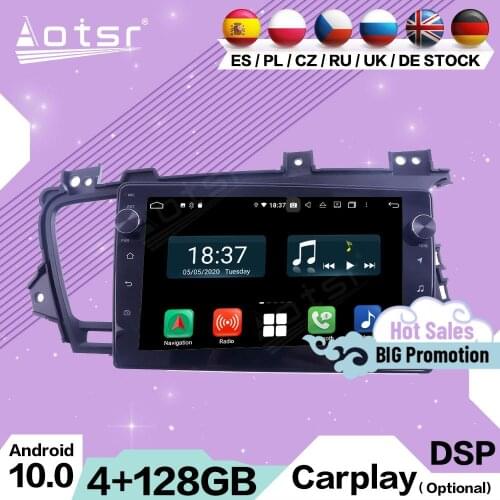 4+128G 2 Din Carplay Multimedia Stereo Android For Kia Optima K5 2011 2012 2013 2014 2015 RHD GPS Navigation Car Radio Head Unit