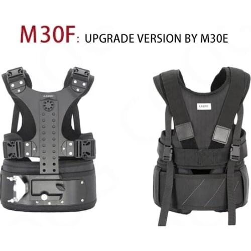 NEW LAING M30E 6-16kg weight bear carbon fiber Video camcorder Steadicam stabilizer Steadycam photography Vest Dual Support Arm