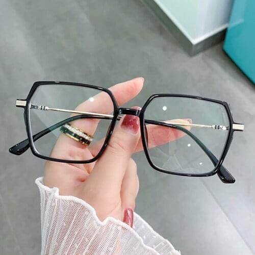 Blue Light Blocking Glasses Womens Computer Eyeglasses 2021 Anti Radiation Ray UV400 Transparent Eyewear