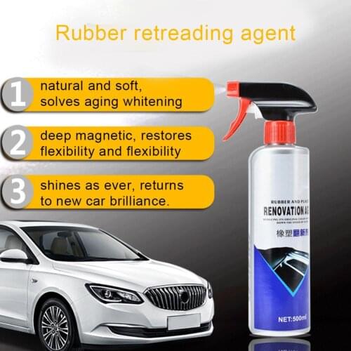 500ml Rubber Plastic Whitish Scratch Repair Refurbishing Agent Glazing Reduction Curing Agent Car Cleaning Maintenance Tools