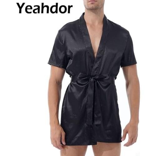 Yeahdor Men's Nightgowns
