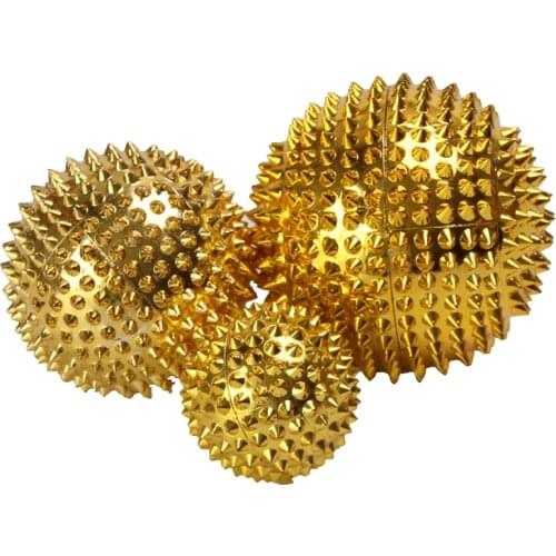 3Pcs Spiky Acupressure Palm Massage Ball Self Massage Tool Foot Massager Effective for Relieving Fatigue