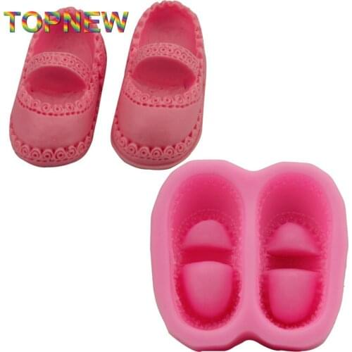 3D Shoes Shape Silicone Bakeware Cooking Tools Chocolate Mould Cake Decoration Mold Kitchen Accessories 2854