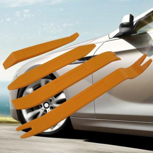 4 pcs Plastic Repairing Tool Car Radio Door Clip Panel Trim Dash Audio Stereo Removal Installation Pry For Car