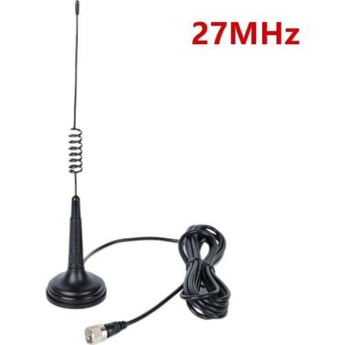 ABBREE Mag-1345 CB Antenna 26-28Mhz with 4 meters Cable BNC&PL-259 Male Connector for 27MHz CB Mobile radio Handheld CB Radio
