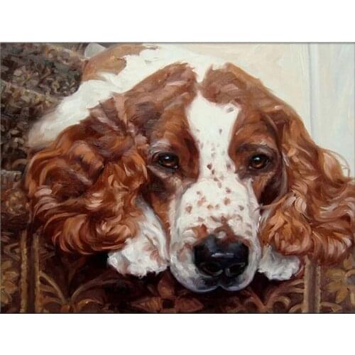 Full drill Diamond embroidery English Cocker Spaniel 5D DIY diamond Painting Cross Stitch Rhinestone Mosaic Sticker home decor