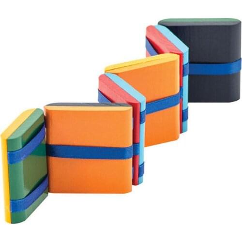 Colorful Flap Wooden Ladder Change Visual Illusion Novelty Decompression Childrens Fidget Toy Gift Magic Tricks Flap Toy