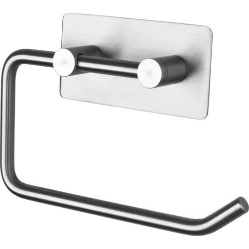 Toilet Paper Holder 304 Stainless Steel Brushed Roll Holder Mounted Bathroom Tissue Hanger WC Paper Holder