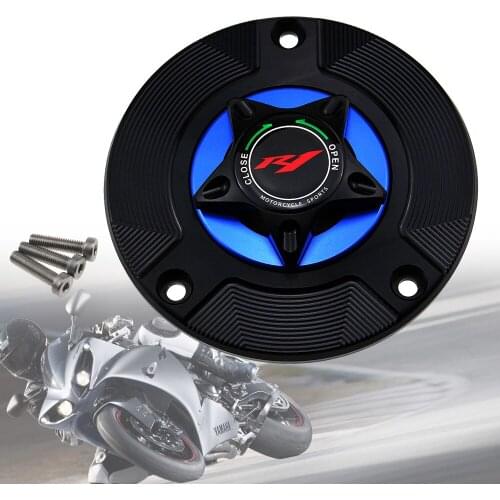 For YAMAHA YZFR1 YZF-R1 YZF R1 1998-2019 Motorcycle Accessories Gas Fuel Tank Cap Cover CNC Aluminum