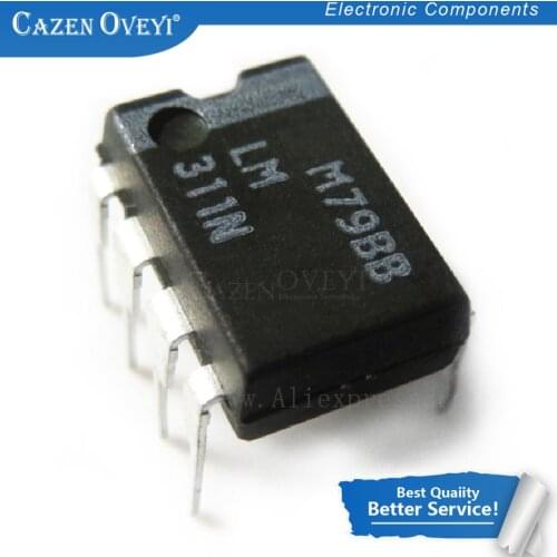 10pcs/lot LM311P DIP-8 LM311 Voltage comparator IC In Stock