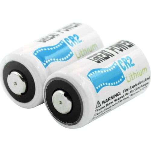 2pcs 3V 750mah CR2 CR15H270 CR15266 lithium battery CR2 for flashlight Headlamp alarm system Positioning instrument rangefinder