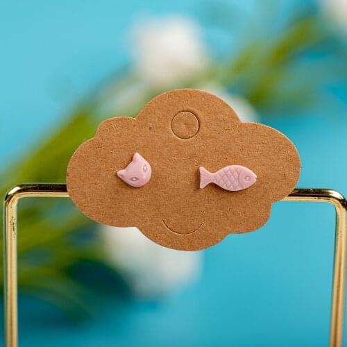 Small And Cute Porcelain Multicolor Earrings Anti-allergic #LY508 модные сережки 2021 хит cute earrings