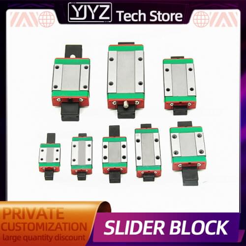 MGW12C MGW12H carriage block for MGW12 linear guide, for 3d printer CNC parts