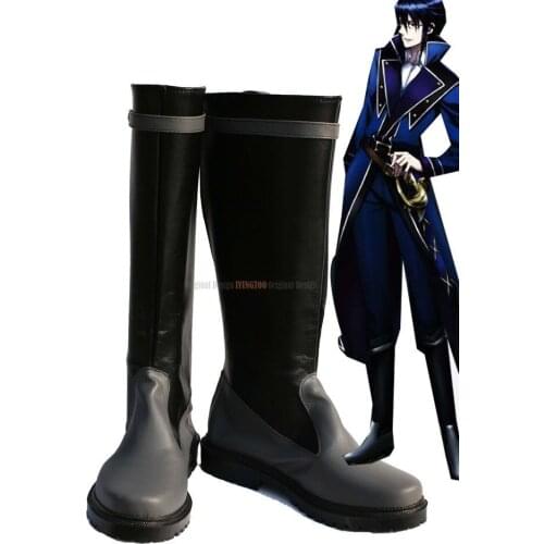 Reisi Munakata Shoes Cosplay Anime K Project Munakata Reisi Cosplay Boots Shoes Custom Made
