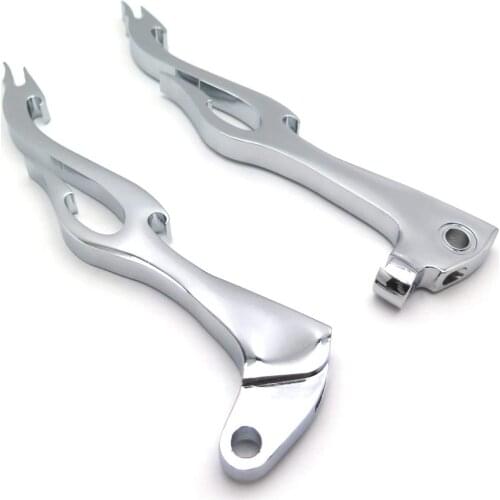 Aftermarket free shipping motorcycle parts Brake Clutch Flame Lever for Yamaha Virago 250 535 700 750 1000 1100 V-Star Chromed