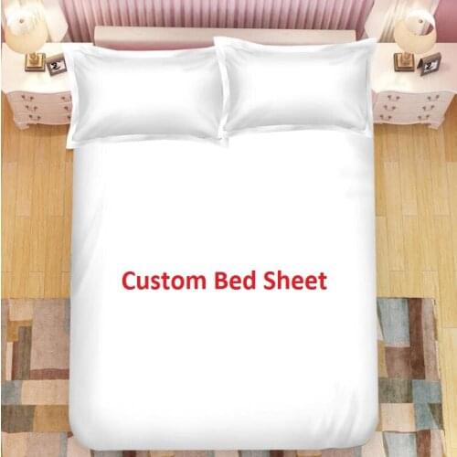 Custom Bed Sheet matching your order bedding set cover (NO cover pillowcase)