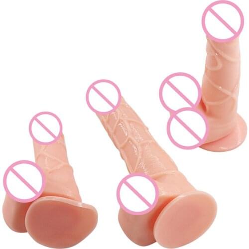 Realistic Dildo With Suction Cup Big Artificial Penis, Soft Flesh Black Dick, Sex Toys For Women Conslador Dildos Sex Product