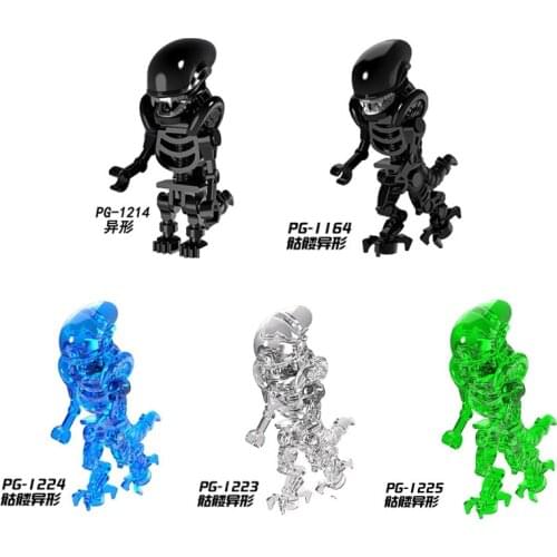 Movie Series Alien Awakening Assembled Dolls Predator Warriors Building Blocks Childrens Toys