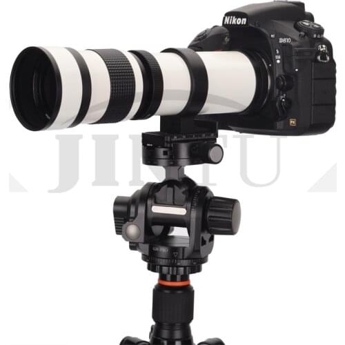 2019 JINTU 420-800mm F/8.3-F16 HD MF Telephoto Zoom Camera Lens for NIKON D3 D3X D300S D500 D600 D700 D750 D850 D90 D5500 D5600