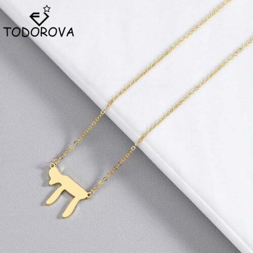 Todorova Vintage Mens Hebrew Necklace Stainless Steel Chai Pendant Jewish Bat Mitzvah Gift Judaica Jewelry Dropship