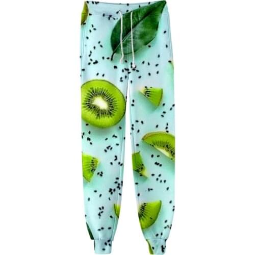 2020 New 3D Print Fruit Sweatpants Women/Men Fitness Joggers Spring High Street Anime Trousers 3D Print Pants Sweatpant