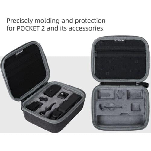 Hard Carrying Case for DJI Osmo Pocket 2 Camera, Storage Bag for Pocket 2 and Accessories, 16.8*13.2*7cm